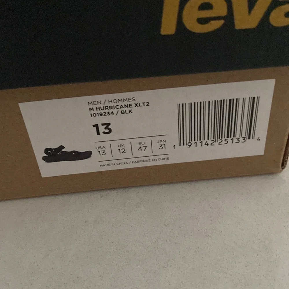 Teva size 13